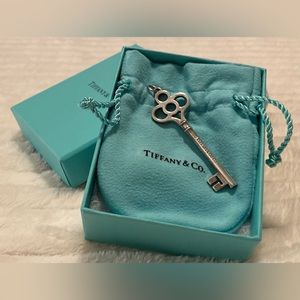 Tiffany & Co. Sterling Silver Key Style Pendant (vintage)